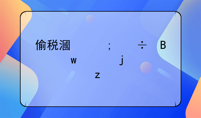 偷税漏税能否保释的深度解析