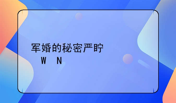 军婚的秘密严真怀孕哪一章
